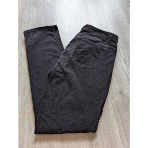Talbots Heritage Womens Black Corduroy Pants Size 8